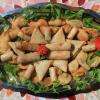 Nos plateaux apéritifs ou entrées avec une petite salade (fatayas,samoussas au légumes ou vollaile,nems vollaile ,mini nems aux crabes et crevettes.
PLats a emporter ou barquettes 5€ ou 10€
Pour les plateaux nous consulter