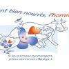 Notre engagement Bleu Blanc Coeur: Mieux nourrir les animaux pour mieux nourrir les hommes. Démarche agréée par le Plan National Nutrition Santé.