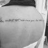 Tattoo lettrage