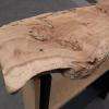 Console contemporaine avec plateau ancien de fruitier