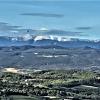 Sous le point bleu le Mont Ventoux.