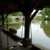 Le pont gothique depuis le lavoir.