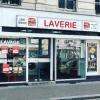 Vitrine laverie automatique en libre service paris