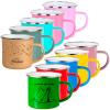 Tasses émaillées personnalisées en couleur