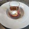 Creme brulee chocolat blanc 
Boules de glaces
Coulis de fruits rouges