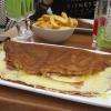 Crêpe reblochon, pomme de terre et jambon cru