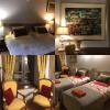 Chambre JAUNE
RDC
2 lits simples séparés ou rapprochés