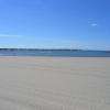 La plage du Grau du Roi en septembre. Paisible et beau temps. 