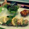 Tartine saint jacques et poireaux 