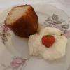 Le baba au rhum (rhum servi à part, une gentille attention)