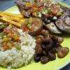 poisson braisé avec aloko