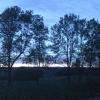 Le long coucher de soleil...