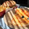 pizzas, burger, frites 