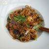 Wok de crevettes et nouilles