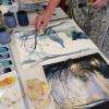 Aquarelle : humide dans l'humide 
