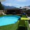 Piscine sur la terrasse