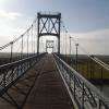 Seule la voie centrale est accessible 
