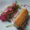 Croustillant de veau, persil et betteraves