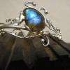 Bracelet argent et labradorite - Nathalie Iuso Création. 