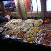 la partie basse du buffet d'entrées