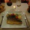Filet de bar, légumes croquants, sauce au beurre blanc citronné
