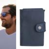 Portefeuille RFID en cuir de vachette