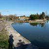 Le 7° bassin, avec l'embranchement pour le pont-canal.