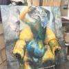 Peinture d'artiste exposée aux Caprices de l'art à Provins Seine et Marne