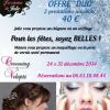 Offre exceptionnelle Fête de fin d'année : Offre Duo, coiffage et esthétique.