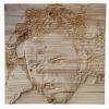 Portrait Damien Saez (gravure et peinture sur bois) - les curiosités de Mat