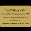 Les horaires de consultation de votre Chocologue ... A bientôt !
Consultez notre site pour les événements de votre Chocolaterie: https://les-delices-dor-paris12.business.site