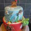 Gâteau décoré thème pirates