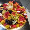 Tartes aux fruits généreuse, Pâtisserie Les Douceurs de Saclas, Saclas (91690)