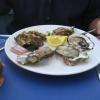 assiette d’huîtres proposées en entrée.