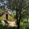 petite terrasse en hauteur du gîte iris