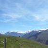 une vue des Pyrénées du Mail de Soupène