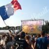 Diffusion coupe du monde sur écran LED