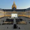 Cinéma en plein air à l'Hôtel des Invalides