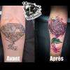 Tatouage en recouvrement /cover