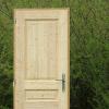 Porte intérieur en bois chauffé brossé