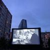 Cinéma en plein air à la Défense