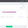 Screens shedule weekly