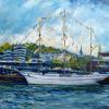 Guathemoc Armada Rouen 2023 création Louis RUNEMBERG artiste peintre 
Peinture huile sur toile format 25 figure.
