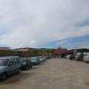 Les pistes vue du parking