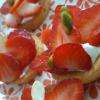 Fraises chantilly sur un palet breton (maison :)