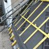 Travaux de couverture en cours 
