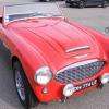 Austin Healey 100.6 après réparation à l'atelier MAC BURNIE CLASSIC CARS de Signes (Var - 83)