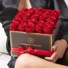 Box carré roses éternelles 