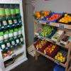 Une partie du vrac et les fruits Bio et non Bio