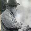 Portrait de Claude Monet dans la boutique